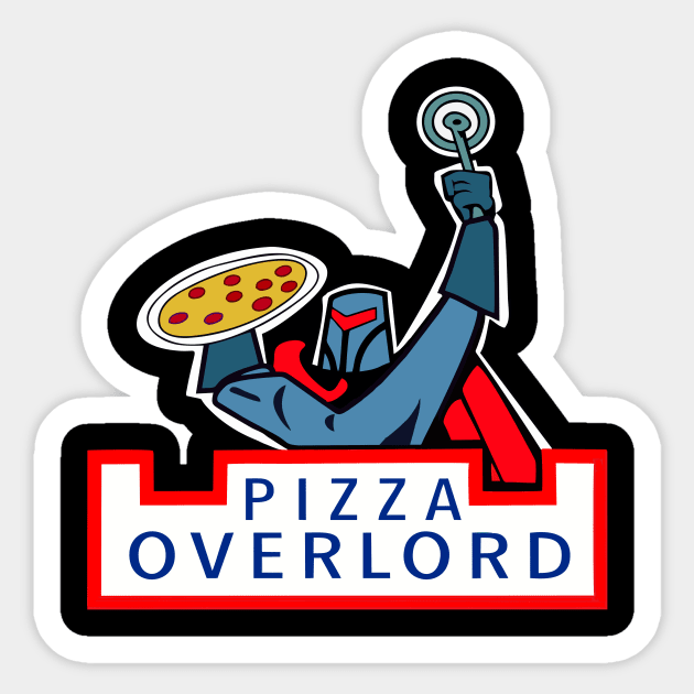 Pizza Overlord Sticker by GagaPDS